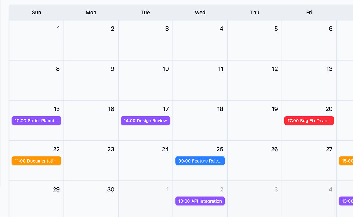 Calendar