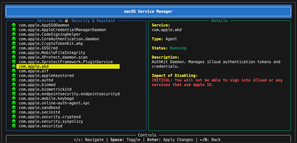 Critical Services